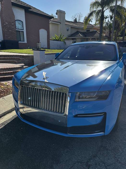 Paint protection film installed on a Rolls-Royce Ghost in La Mirada, CA